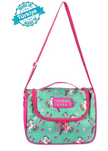 Çok Renkli Waddell Kids Çocuk Okul beslenme çantası - Görsel 4