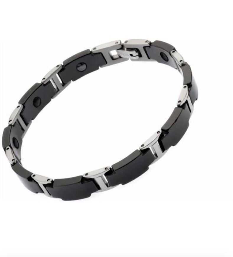 TIENS TI Siyah Zincir Detaylı Minimalist Bileklik - Görsel 4