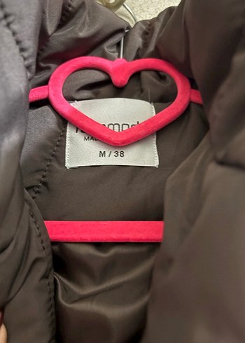 Gri Kemerli Kadın Kışlık Ceket - Görsel 3