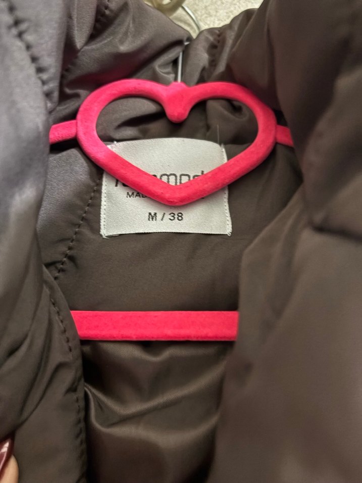 Gri Kemerli Kadın Kışlık Ceket - Görsel 3