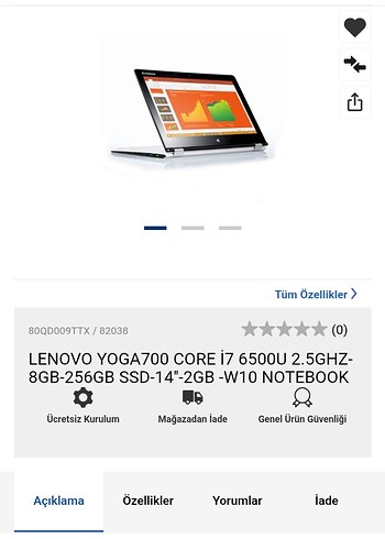 Lenovo yoga 700 - Görsel 11