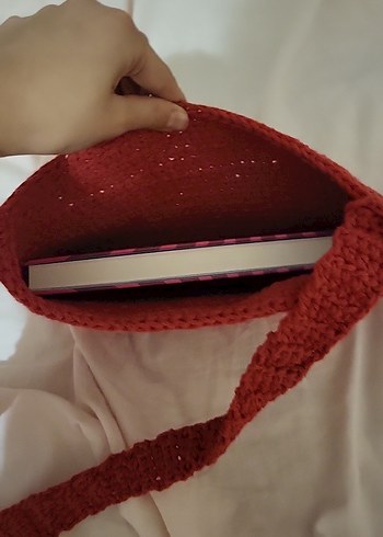 el örgüsü canta (Yanında kucuk not defteri hediye) - Görsel 2