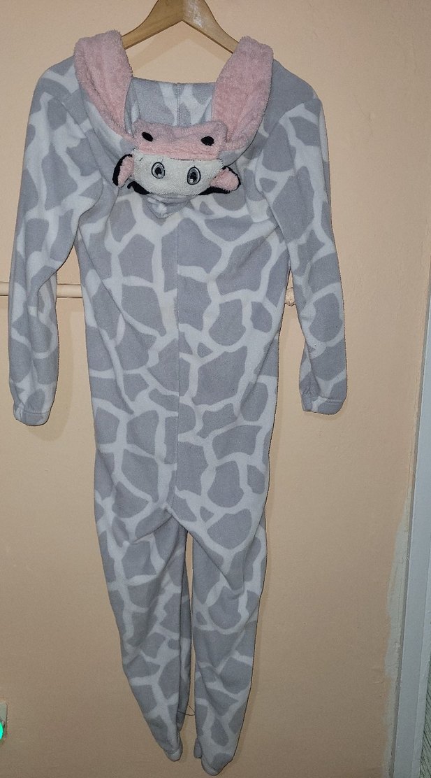 Gri Fermuarlı Polar Pijama - Görsel 3