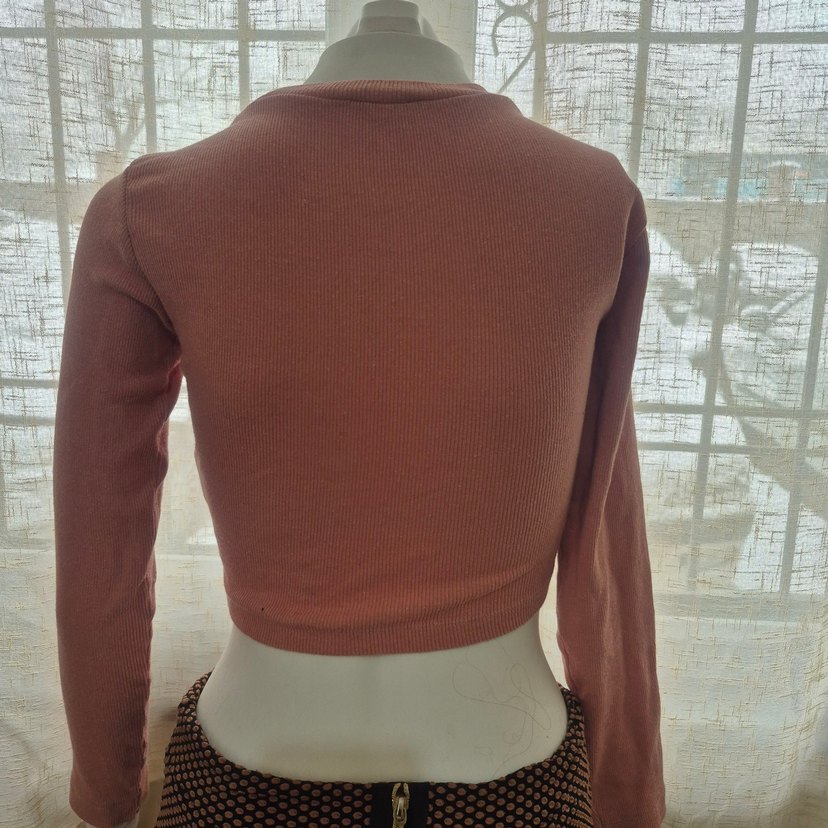 uzun kollu crop - Görsel 2