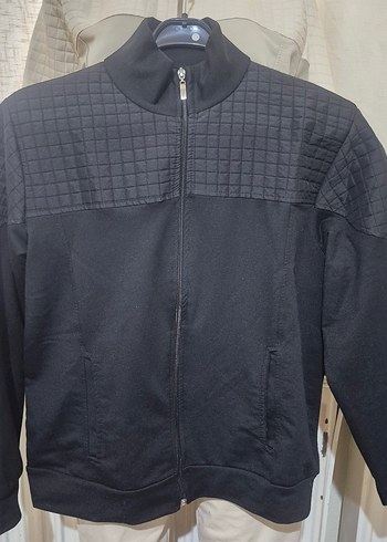 kadın Siyah Fermuarlı Yüksek Yakalı Sweatshirt - Görsel 2