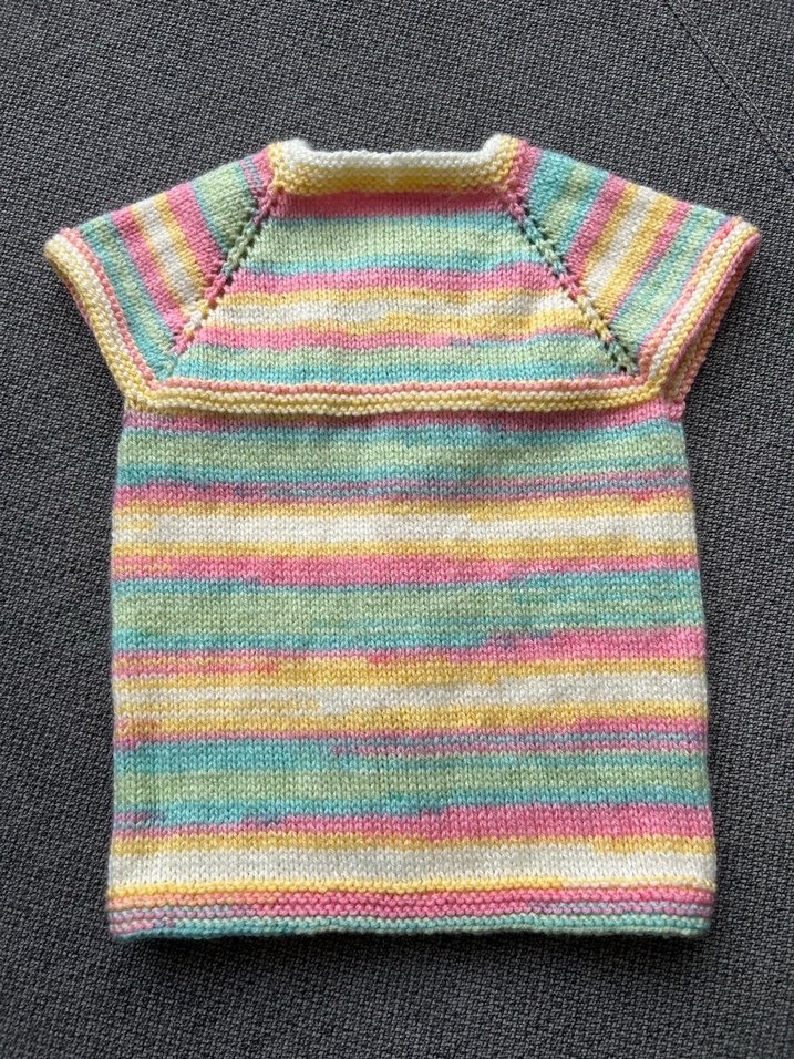 Kız Çocuk Pastel Renkli bebek yeleği - Görsel 2