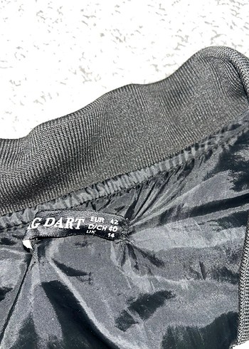 Erkek Siyah Baskılı Deri Biker Ceket - Görsel 2