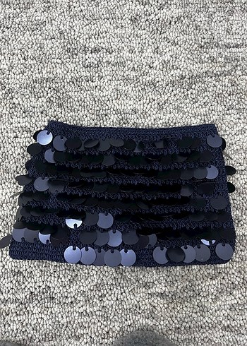 El İşlemeli Örgü Kadın Portföy Çanta Kendim Örüyorum - Görsel 4