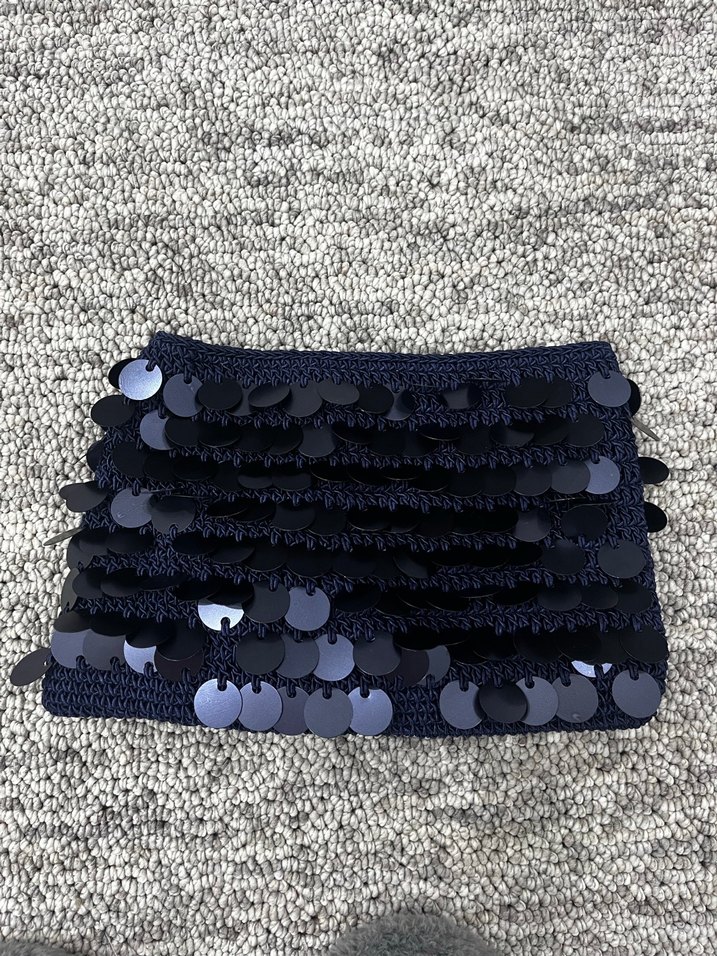 El İşlemeli Örgü Kadın Portföy Çanta Kendim Örüyorum - Görsel 4