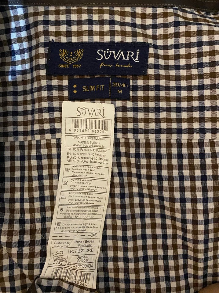 Düğmeli Uzun Kollu Erkek Gömlek Süvari - Görsel 3