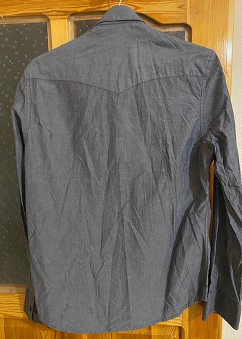 Gri Erkek Gömlek - Görsel 2