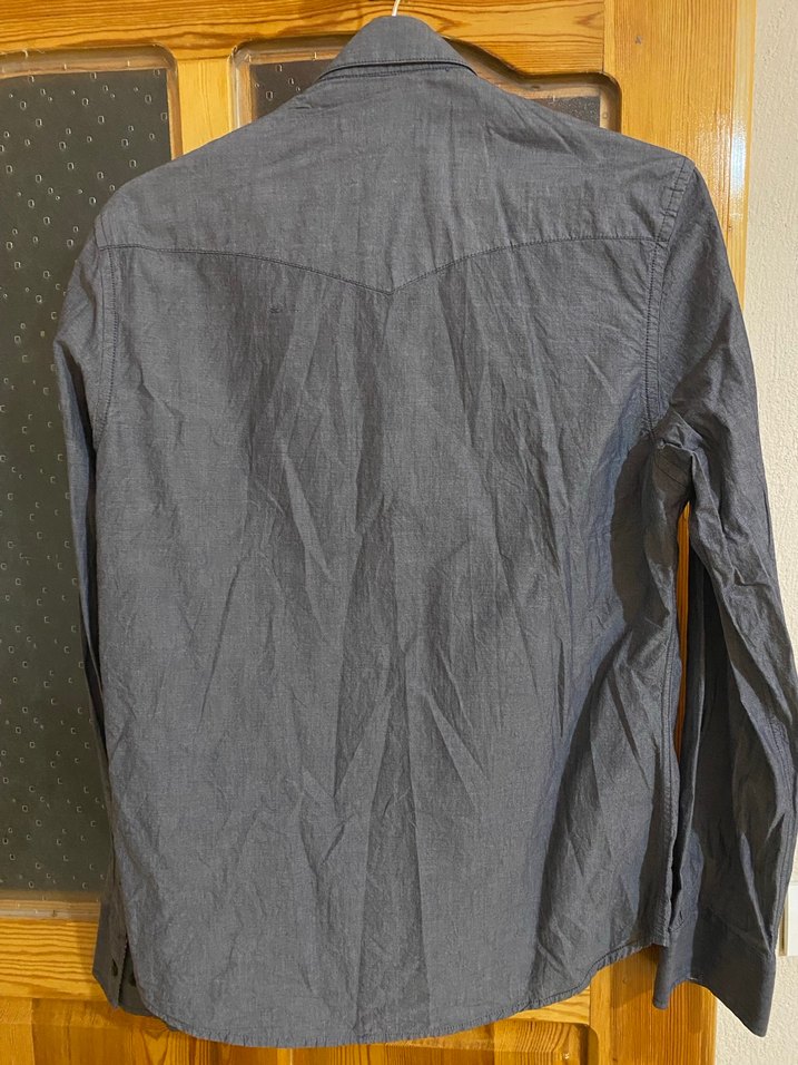 Gri Erkek Gömlek - Görsel 2