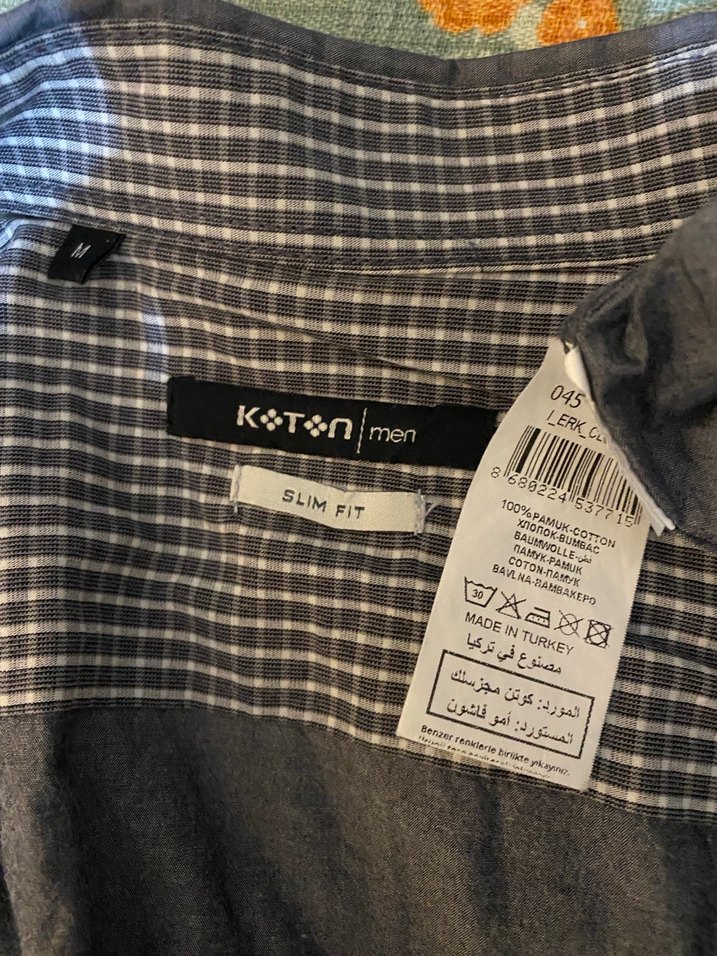 Gri Erkek Gömlek - Görsel 3