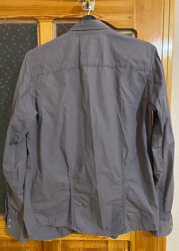 Gri Erkek Denim Gömlek NXT - Görsel 2