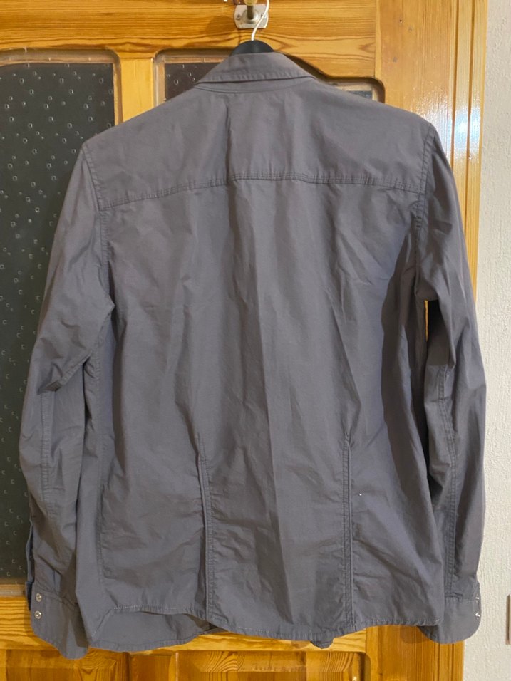 Gri Erkek Denim Gömlek NXT - Görsel 2