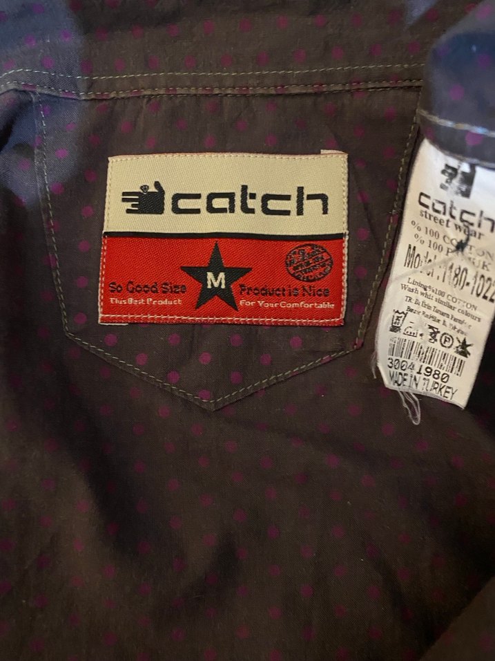 Gri Erkek Düğmeli Keten Gömlek - Görsel 3