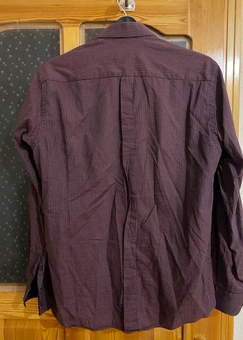 Bordo Erkek Uzun Kollu Gömlek - Görsel 2