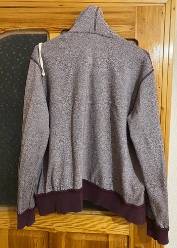 Fermuarlı Kapüşonlu Spor Sweatshirt - Görsel 3