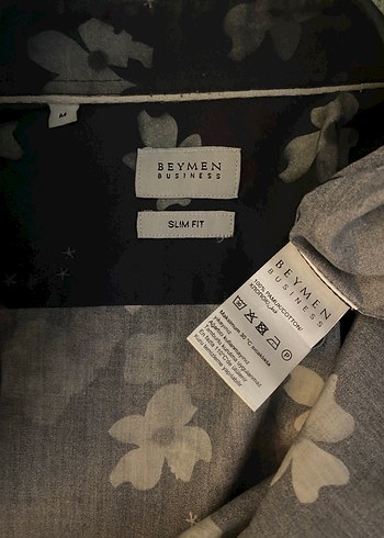 Mavi Çiçek Desenli Uzun Kollu Erkek Gömlek Beymen - Görsel 3