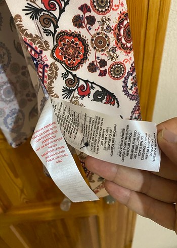 Bohem Desenli Kısa Kollu Gömlek - Görsel 3