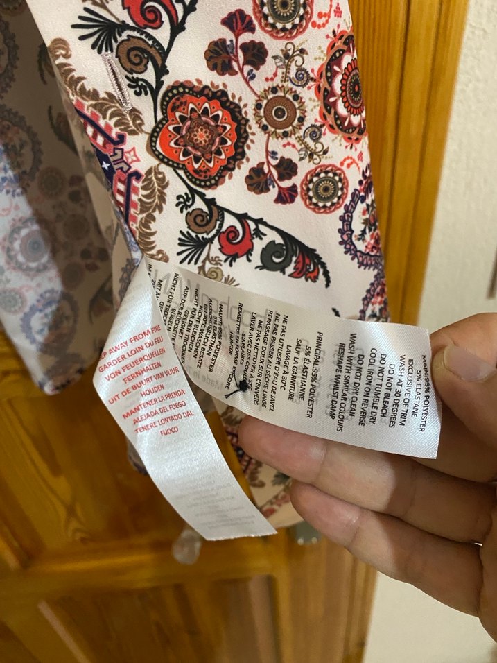 Bohem Desenli Kısa Kollu Gömlek - Görsel 3