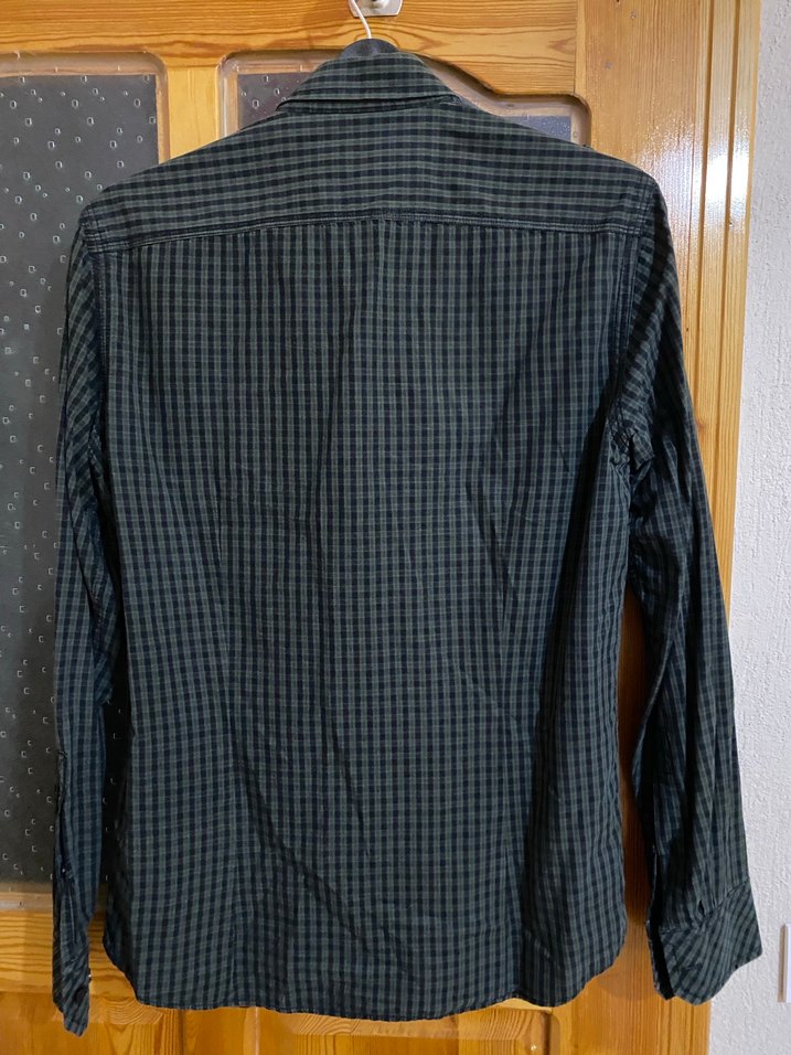 Koyu Yeşil Erkek Gömlek - Görsel 2