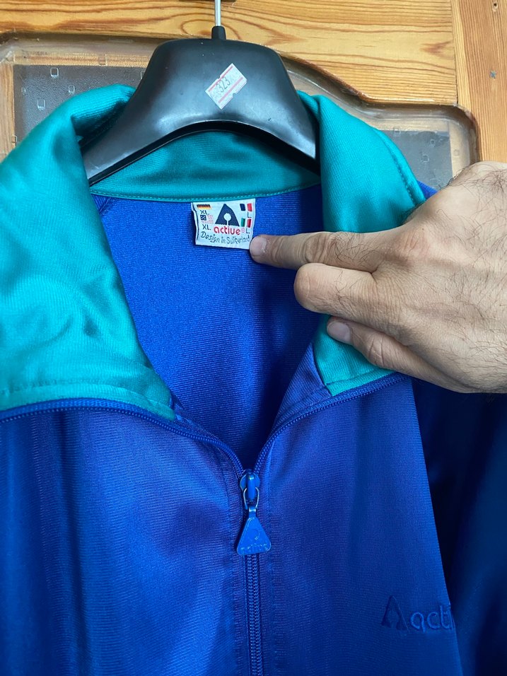 Erkek Mavi Vintage Esofman Ustu - Görsel 3