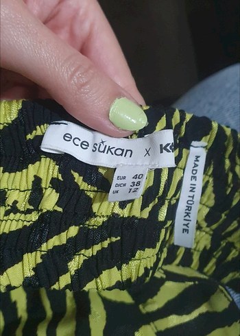 Koton Sarı Zebra Desenli Büstiyer - Görsel 5