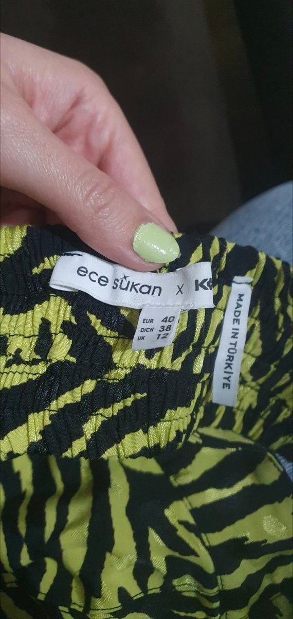 Koton Sarı Zebra Desenli Büstiyer - Görsel 5