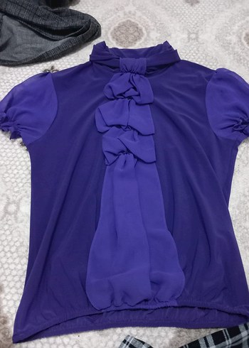 Fermuarlı Lacivert Hamile Tişörtü - Görsel 3