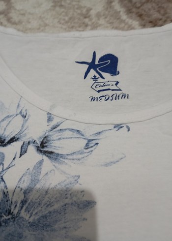 Bohem Gri Baskılı Hamile Tişörtü - Görsel 2