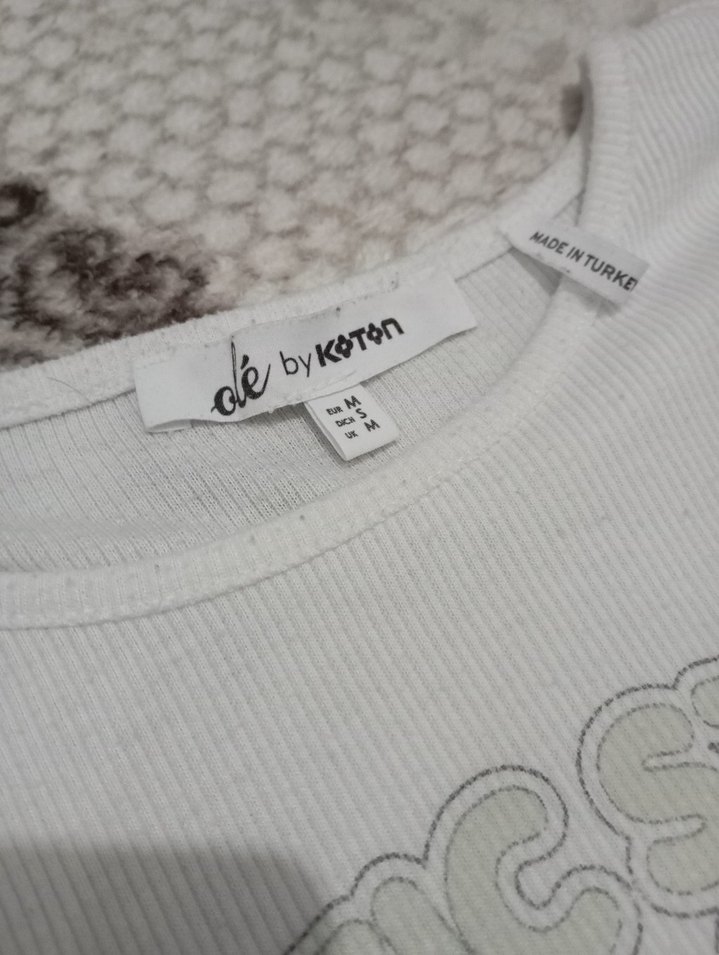 Bohem Tarzı Baskılı Pamuklu Hamile Tişörtü - Görsel 3