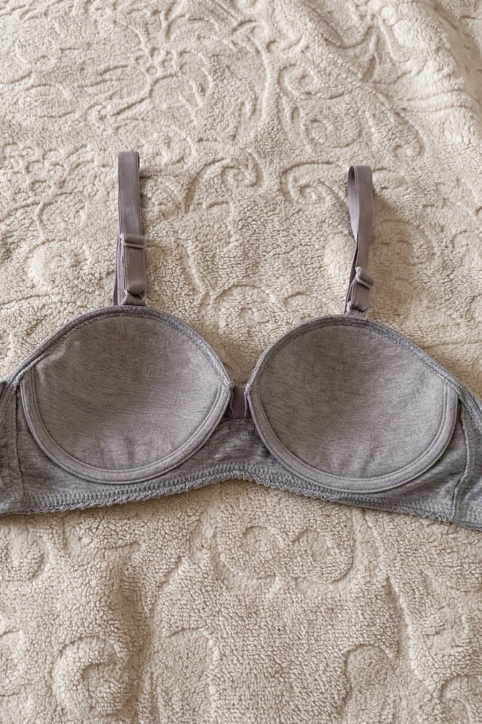 Gri Penye Sütyen - Görsel 3