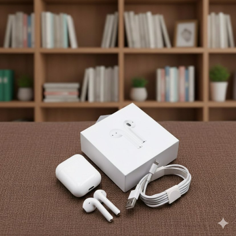 Kablosuz Beyaz Kulaklıklar - Görsel 2