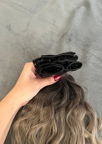 Bej Dalgalı Kadın Saç Aksesuarı - Görsel 3