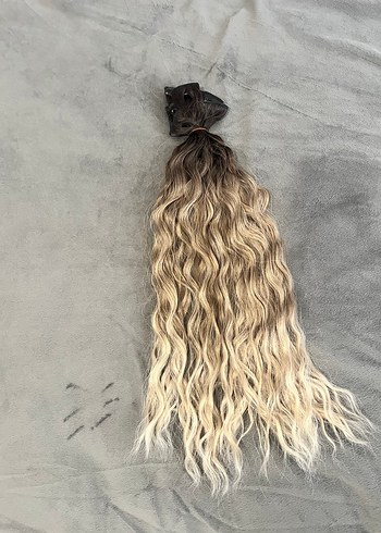 Bej Dalgalı Kadın Saç Aksesuarı - Görsel 2