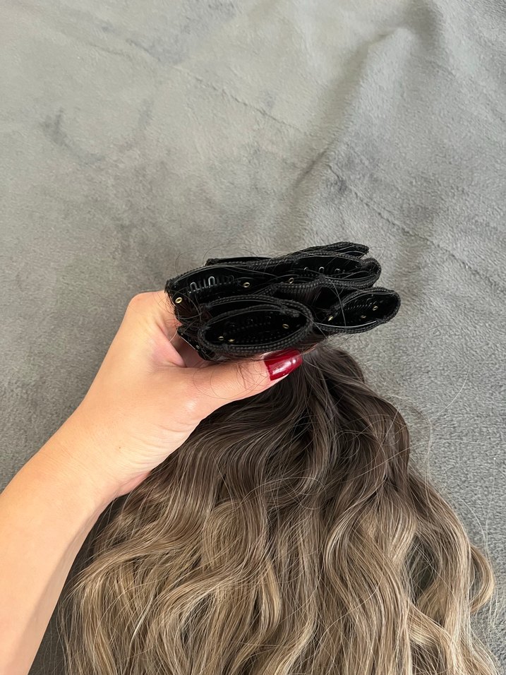 Bej Dalgalı Kadın Saç Aksesuarı - Görsel 3