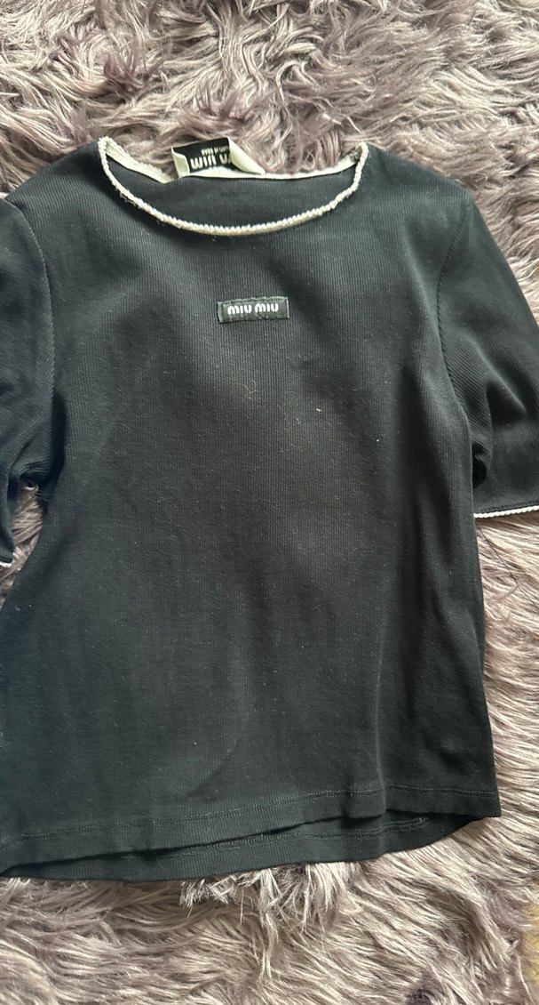 Mavi Mini Kısa Kollu Yüksek Yaka Kadın Tişört 2 si birlikte - Görsel 4