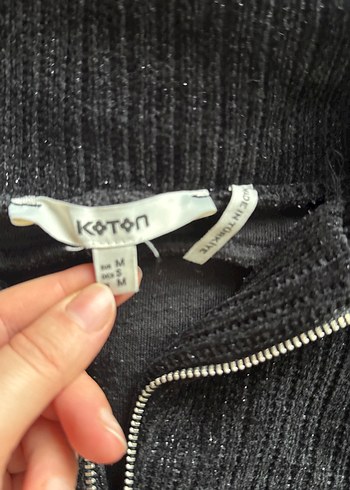 Kadın Gri Yüksek Yakalı Peluş Sweatshirt - Görsel 3