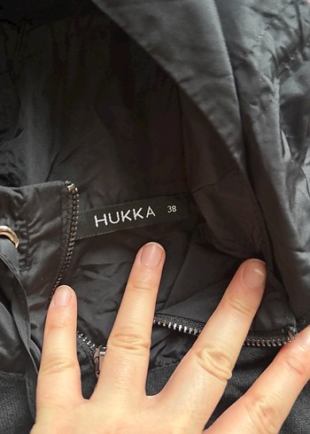 Kapüşonlu Uzun Siyah Gotik Yağmurluk Hukka markası - Görsel 4