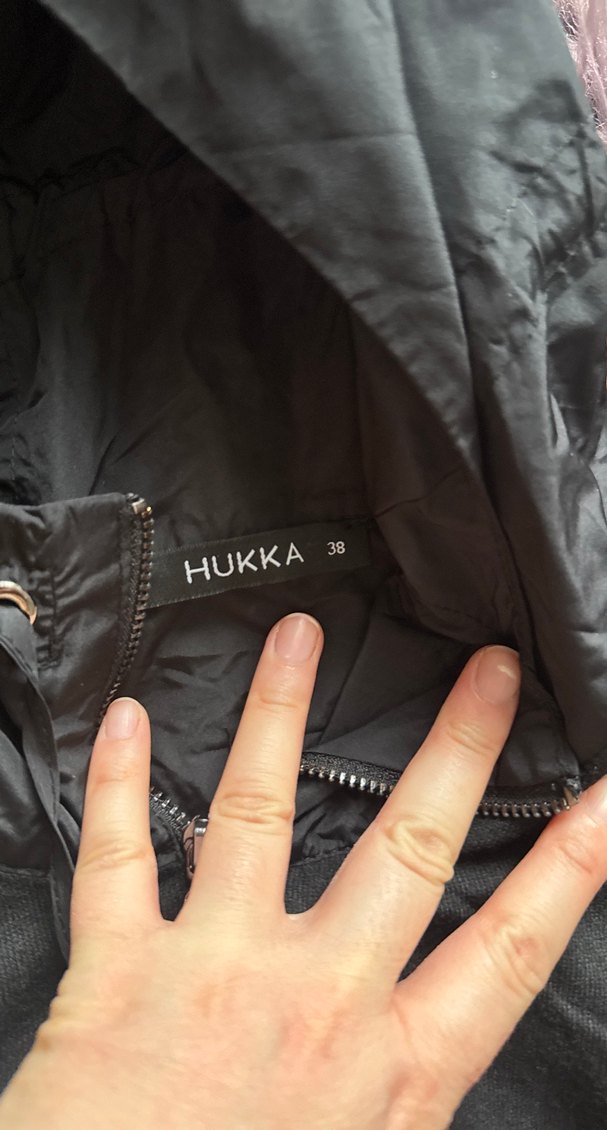 Kapüşonlu Uzun Siyah Gotik Yağmurluk Hukka markası - Görsel 4