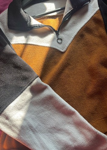 Kadın Kahverengi Fermuarlı Sweatshirt - Görsel 2