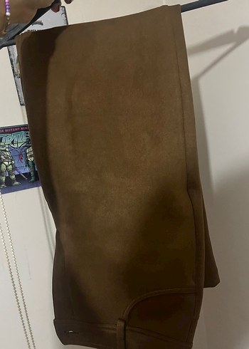 Düğmeli Kahverengi Süet Kadın Ceket - Görsel 2