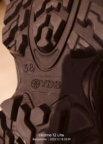 YDS marka 38 numara bayan bot ayakkabı orjinal sıfır - Görsel 8