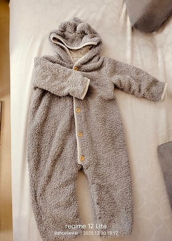 e bebek Gri Bebek Tulumu - Görsel 4