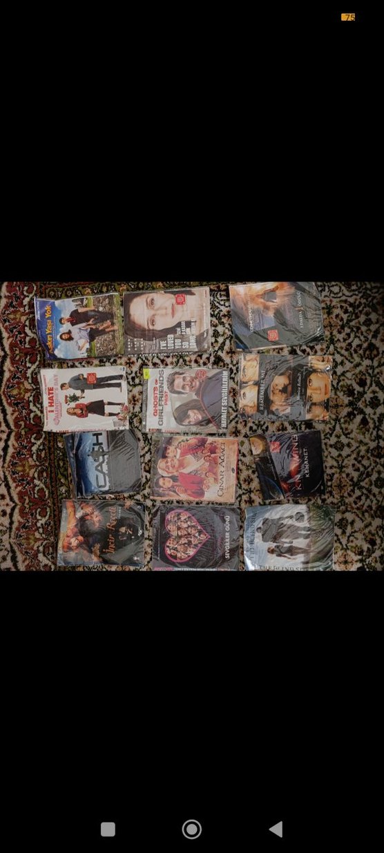 hepsinin tplam fiyatı 70 den fazla film 200 boş CD 4 adet Tarkan - Görsel 3
