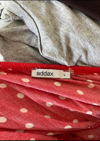 Kısa Kollu Kırmızı Puantiyeli Midi Elbise - Görsel 2