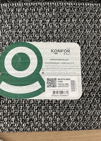 Gri Modern Desensiz Halı - Görsel 2