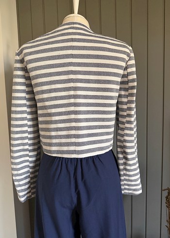 Stradivarius Çizgili Ceket - Görsel 3