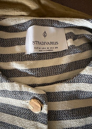 Stradivarius Çizgili Ceket - Görsel 5